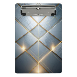 Mini Prancheta Goldene Geometrie Marmor Luxus Muster