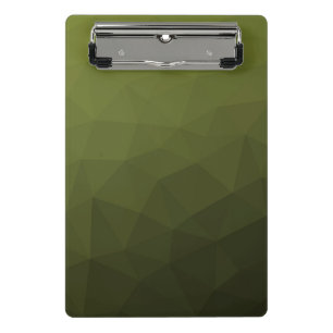Mini Prancheta Gradiente de olive verde exército padrão de malha 