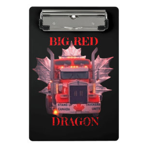 MINI PRANCHETA GRANDE DRAGÃO VERMELHO