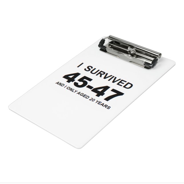 Mini Prancheta I Survived 45-47  (Inclinado3)