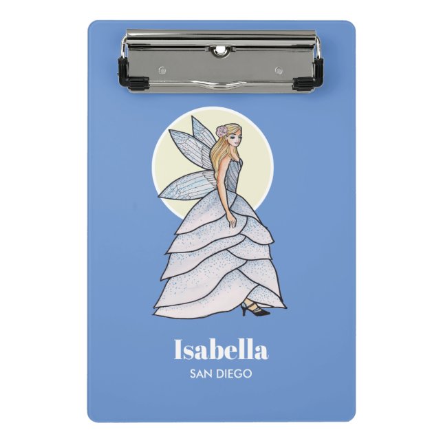Mini Prancheta Ilustração de Moda de Vestido de Pétala de Princes (Frente)