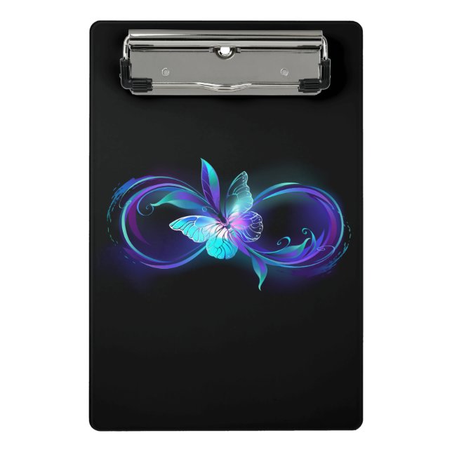 Mini Prancheta Infinidade brilhante com borboleta mágica (Frente)