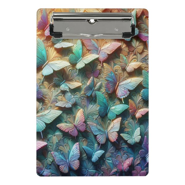 Mini Prancheta Iridescent Butterfly Garden (Frente)