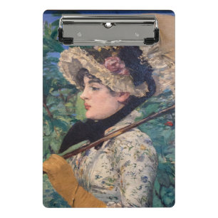 Mini Prancheta Jeanne (Primavera) Por Édouard Manet