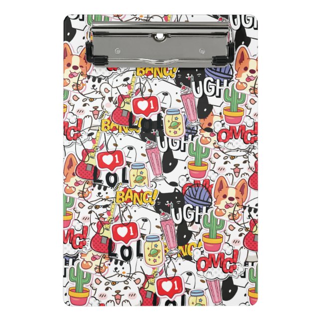 Mini Prancheta kawaii funny pet design - cute animal lover  (Frente)