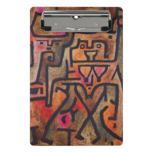 Mini Prancheta Klee Abstrato Forest Expressionista Arte Moderna