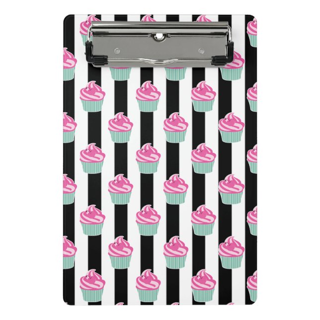 Mini Prancheta Legal Trendy Bleck e Withe, bolos de taça (Frente)