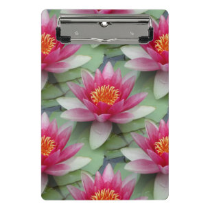 Mini Prancheta Lily de Água do Lotus Rosa