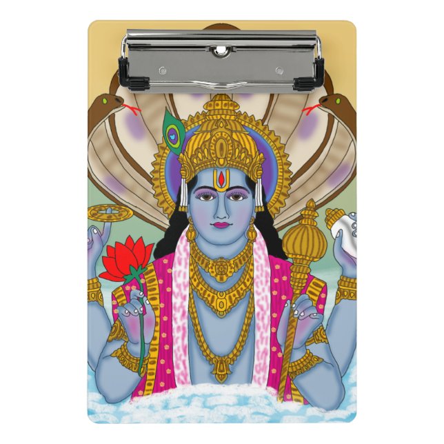 Mini Prancheta Lord Vishnu Stationery (Frente)