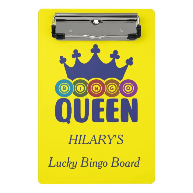 Mini Prancheta Lucky Bingo Queen (Frente)
