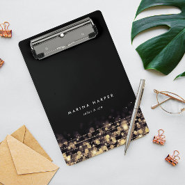 Mini Prancheta Luzes do ouro personalizadas