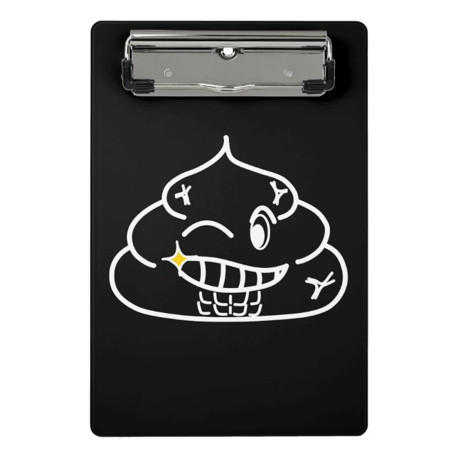 Mini Prancheta Macho Poop - Brootsch, PooPoo (Frente)