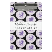 Makeup Artist Mand Watercolor Poppies Roxo