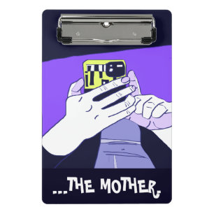 Mini Prancheta Mãos Móveis da Mãe Violet Avocado White
