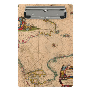 Mini Prancheta Mapa antigo antigo inspirado (1)
