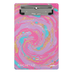 Mini Prancheta Marbled Swirl