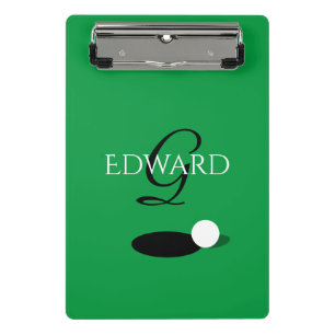 Mini Prancheta Marcador de cartão de pontuação de golfe do mon