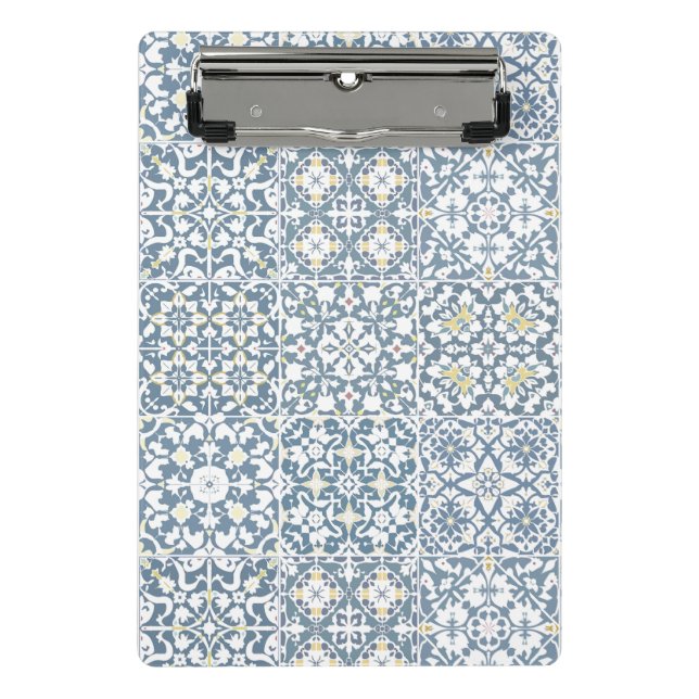 Mini Prancheta Mediterranean Tiles, Moroccan, Majolica, Azulejo (Frente)