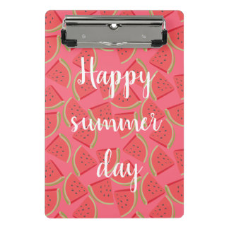 Mini Prancheta Melancia Rosa Moderna, Verão