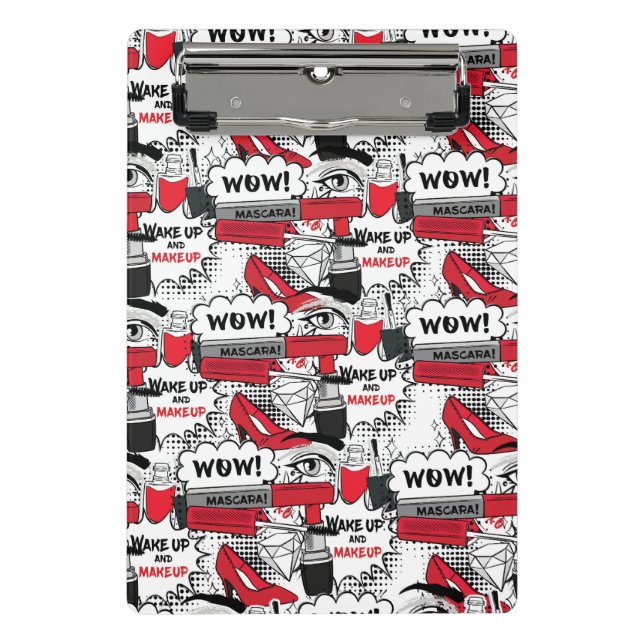 Mini Prancheta Menina de maquiagem bonita - Bela kawaii e moda de (Frente)