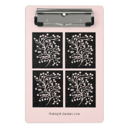 Mini Prancheta Midnight Garden Line Soft Pink