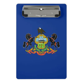 Mini Prancheta Mini área de transferência com bandeira da Pensilv