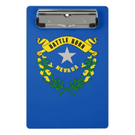 Mini Prancheta Mini área de transferência com bandeira de Nevada,