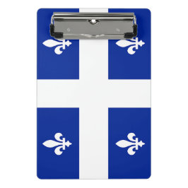 Mini Prancheta Mini área de transferência com bandeira de Quebec,
