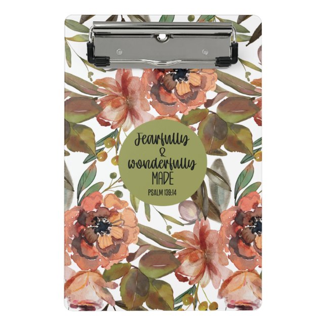 Mini Prancheta Mini área de transferência feita de forma feliz e  (Frente)