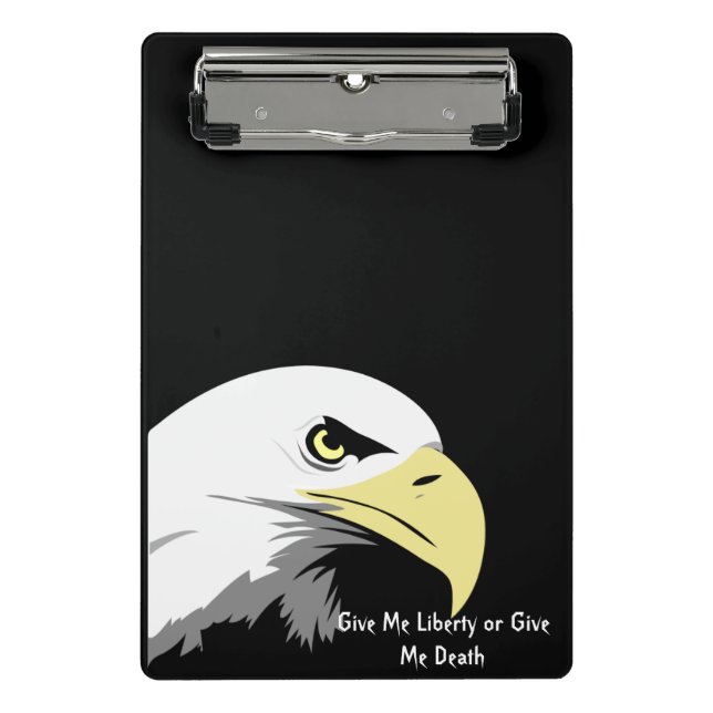 Mini Prancheta Mini área de transferência me dê liberdade (Frente)