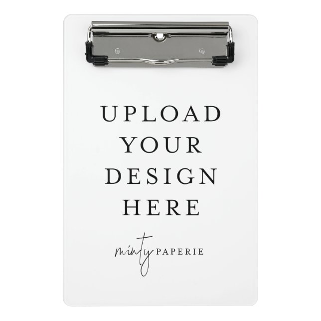 Mini Prancheta Mini área de transferência personalizada 9"x6" (Frente)