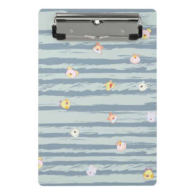 Mini Prancheta Mini Clipboard – Whimsy Faces (Frente)