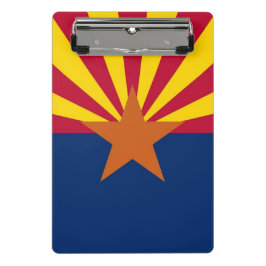 Mini Prancheta Miniárea de transferência com bandeira de Arizona,