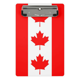 Mini Prancheta Miniárea de transferência com bandeira do Canadá