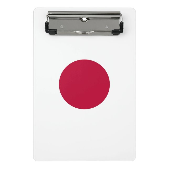 Mini Prancheta Miniárea de transferência com bandeira do Japão (Frente)