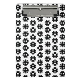 Mini Prancheta Miniárea de transferência de botão preto