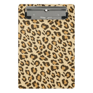 Mini Prancheta Miniárea de transferência de impressão leopardo