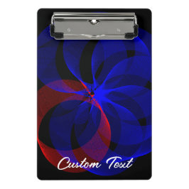 Mini Prancheta Miniárea de transferência Geométrica de Ênfase Azu