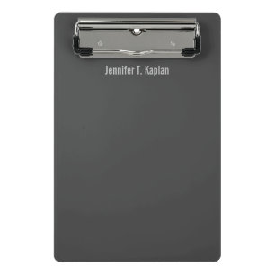 Mini Prancheta Minimalista de Cinza de fonte popular