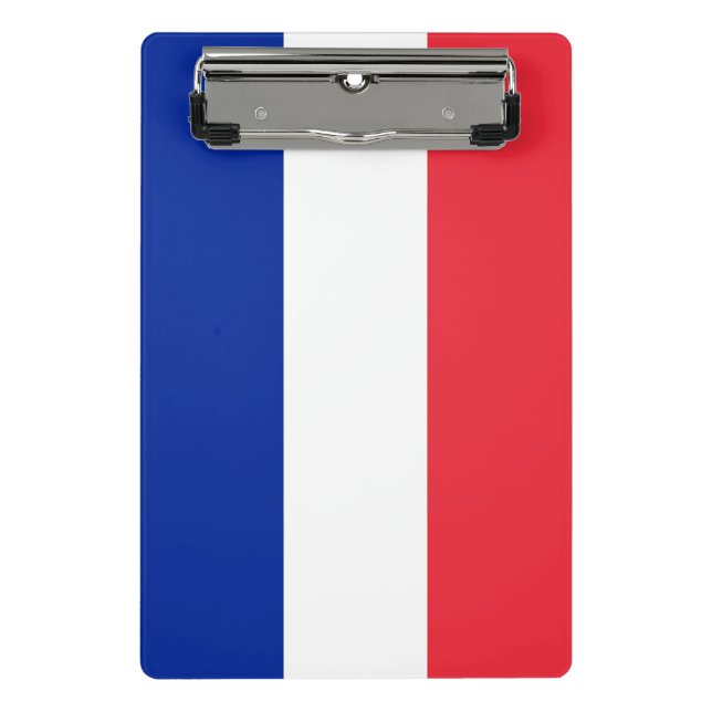 Mini Prancheta Miniprancheta com bandeira da França (Frente)