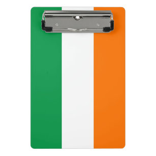 Mini Prancheta Miniprancheta com bandeira da Irlanda