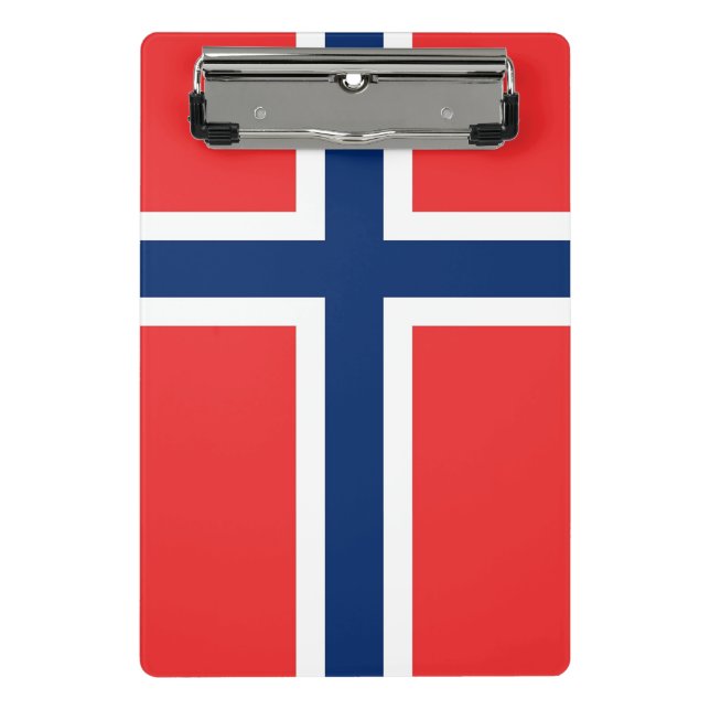 Mini Prancheta Miniprancheta com bandeira da Noruega (Frente)