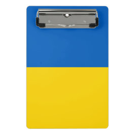 Mini Prancheta Miniprancheta com bandeira da Ucrânia