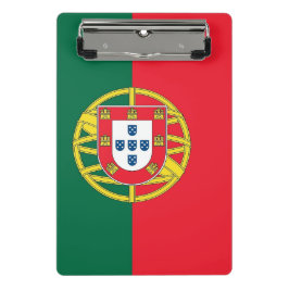 Mini Prancheta Miniprancheta com bandeira de Portugal