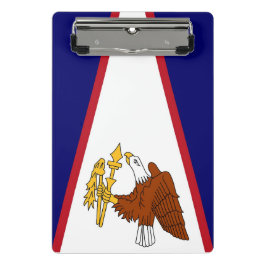 Mini Prancheta Miniprancheta com bandeira de Samoa Americana, EUA