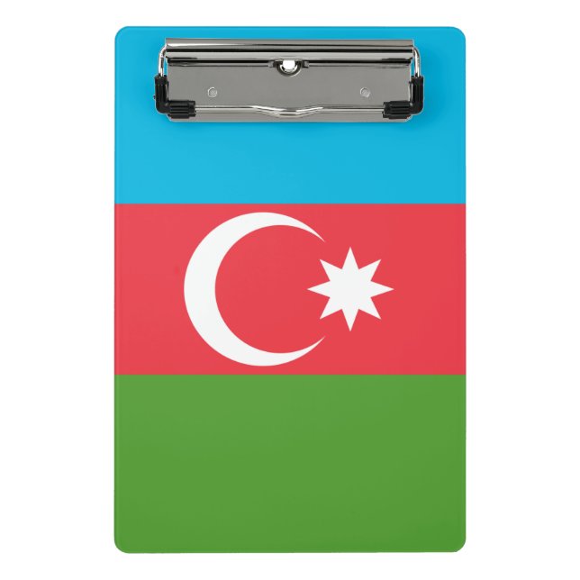 Mini Prancheta Miniprancheta com bandeira do Azerbaijão (Frente)
