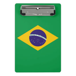 Mini Prancheta Miniprancheta com bandeira do Brasil