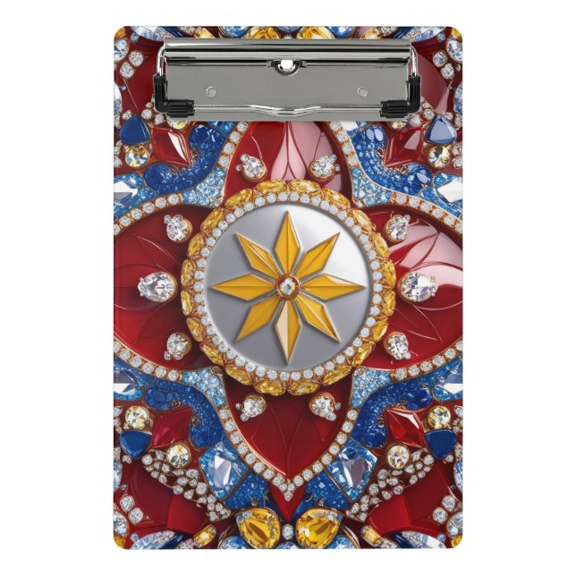 Mini Prancheta Miniprancheta com cores colombianas (Frente)