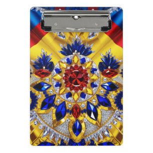 Mini Prancheta Miniprancheta com cores da Romênia