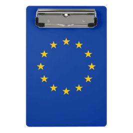 Mini Prancheta Miniprancheta com pavilhão da União Europeia
